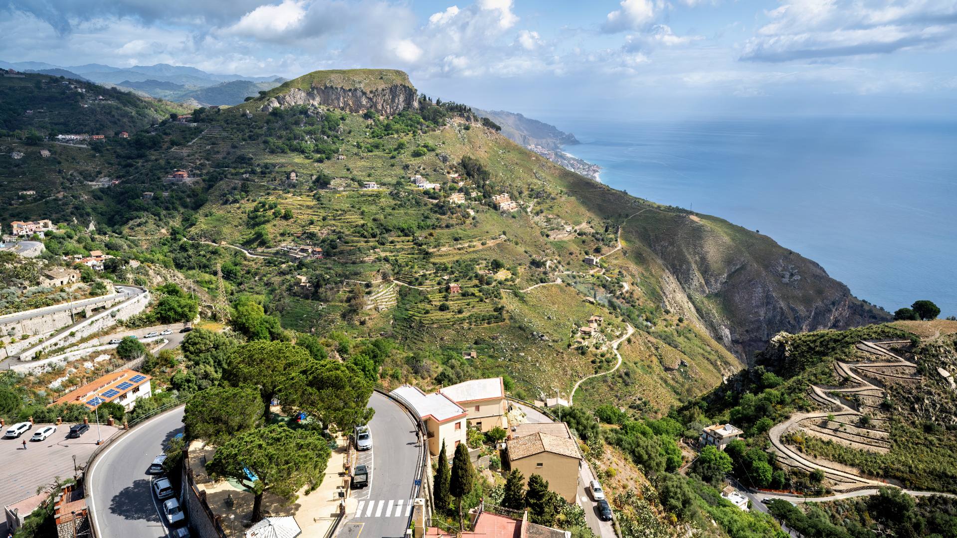 Blick vom Castello di Mola